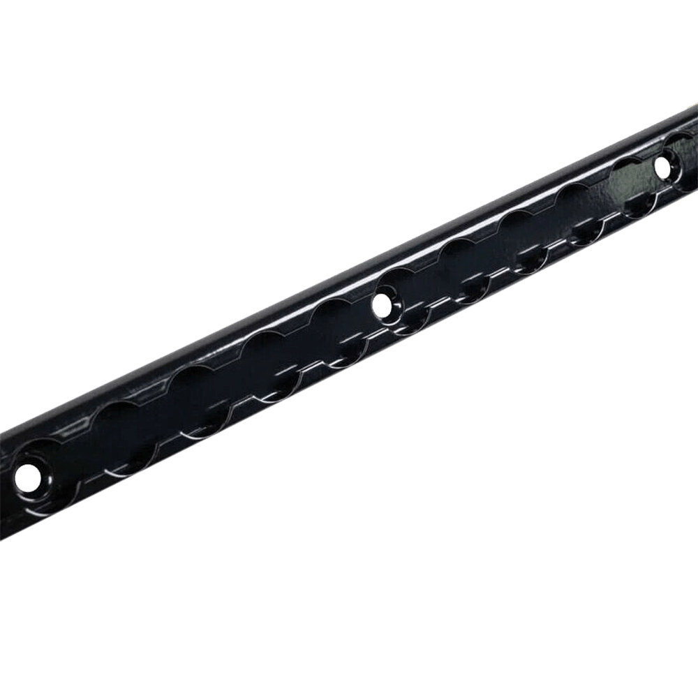 72' svart anodisert overflate i aluminium L-spor