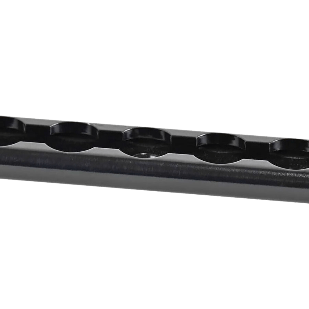 72' svart anodisert overflate i aluminium L-spor