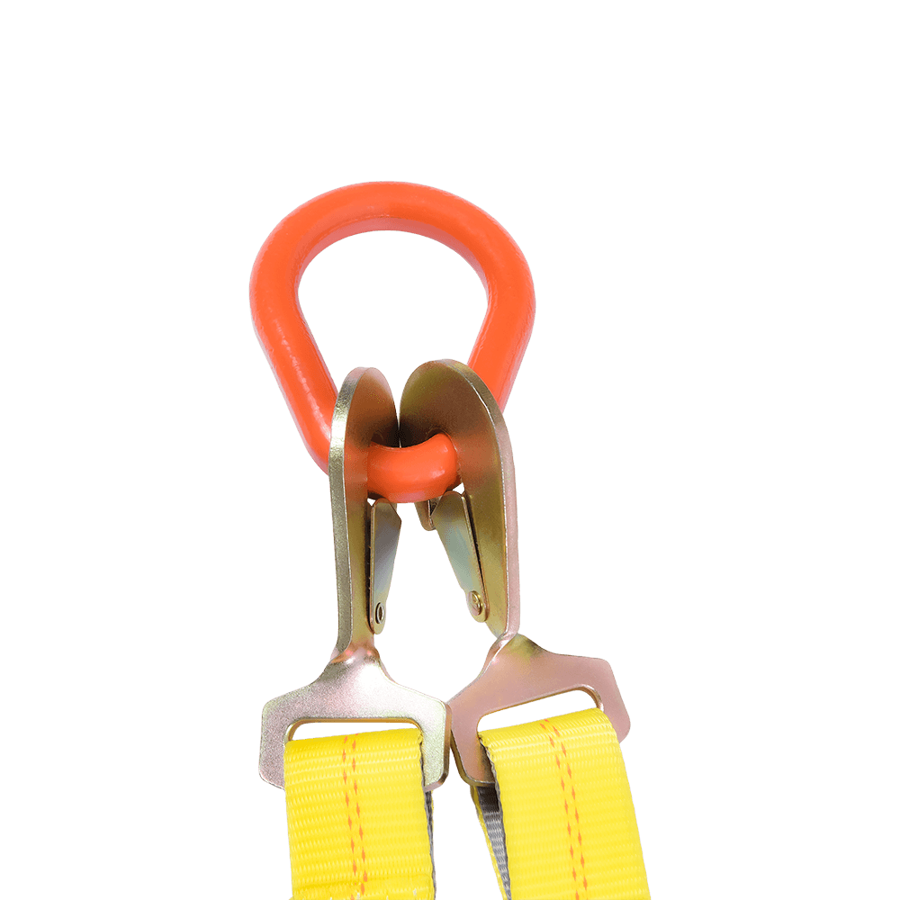 Ratcheting J-Hook Tie-Down V-Strap Design RTJ flerpunktskrok for bruk av bergingsbil
