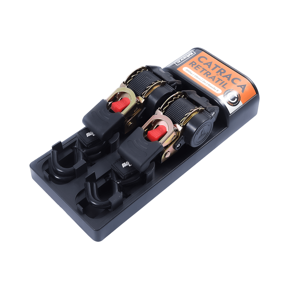 Laste surringsstropp Belte Polyester Webbing Auto Ratchet Tie Down Sets