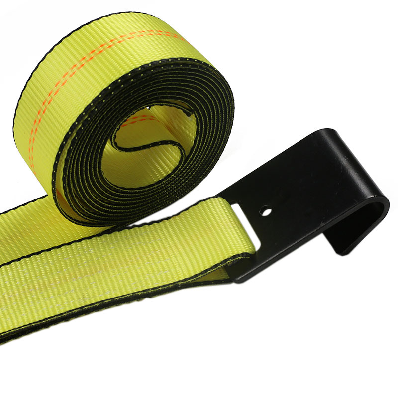 2'' flat krok skrallestropper for sikring av tilhenger lastebil