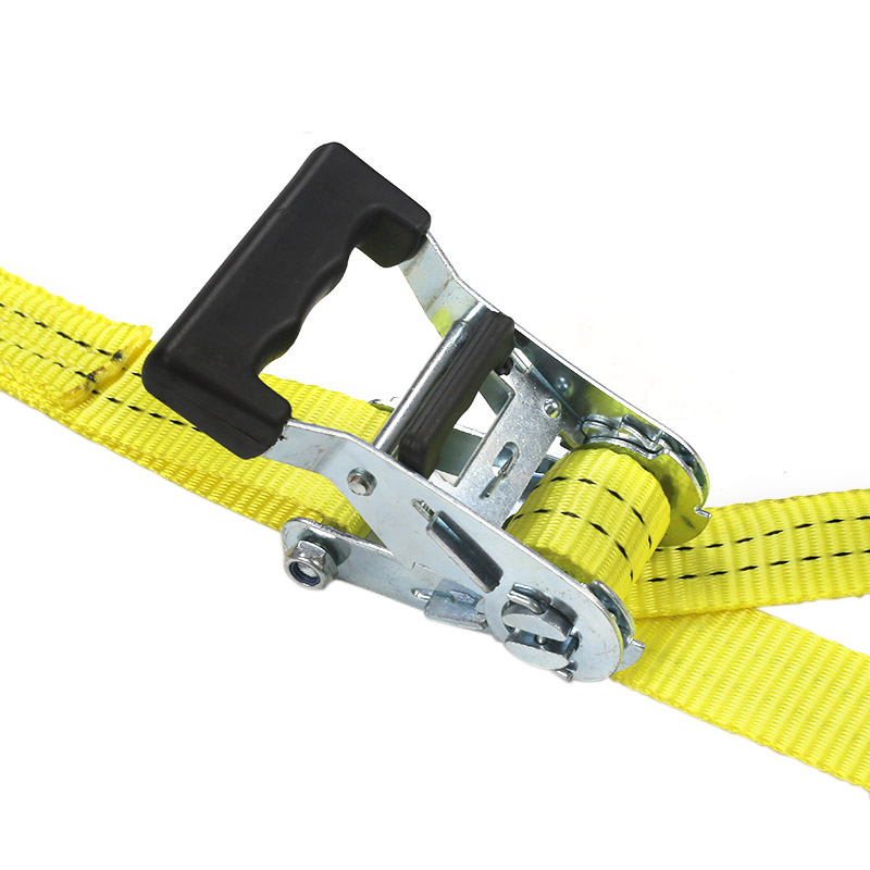 35 mm 2t gummibelagt håndtak skrallestropper for lasttransport