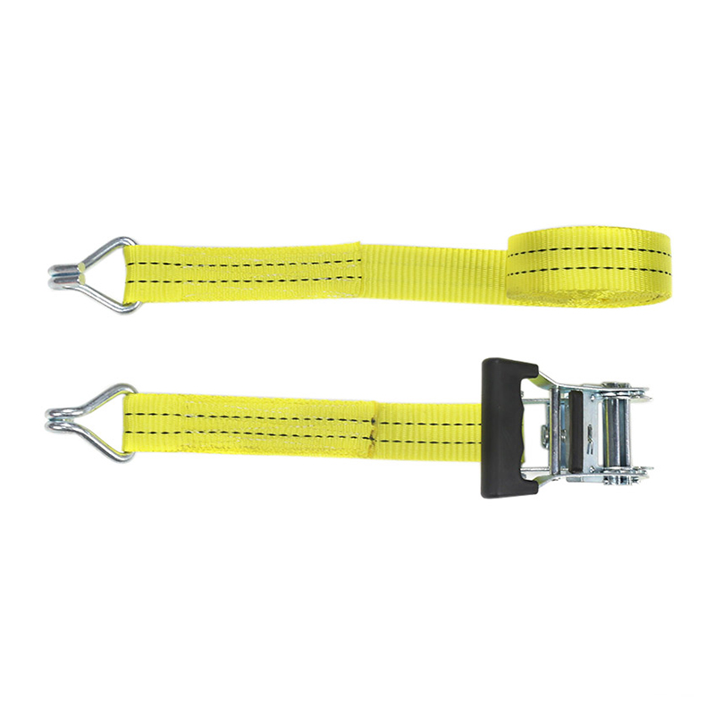 35 mm 2t gummibelagt håndtak skrallestropper for lasttransport