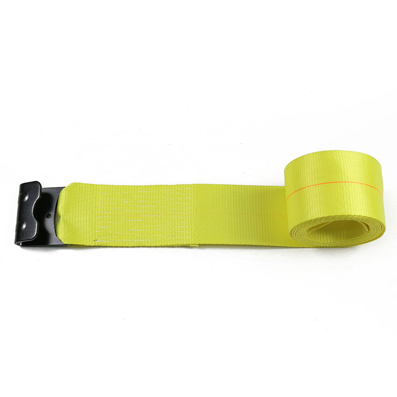 4-tommers polyester lastestropper for flatbed-tilhengere