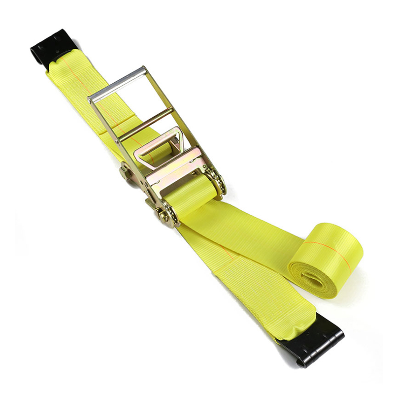 4-tommers polyester lastestropper for flatbed-tilhengere