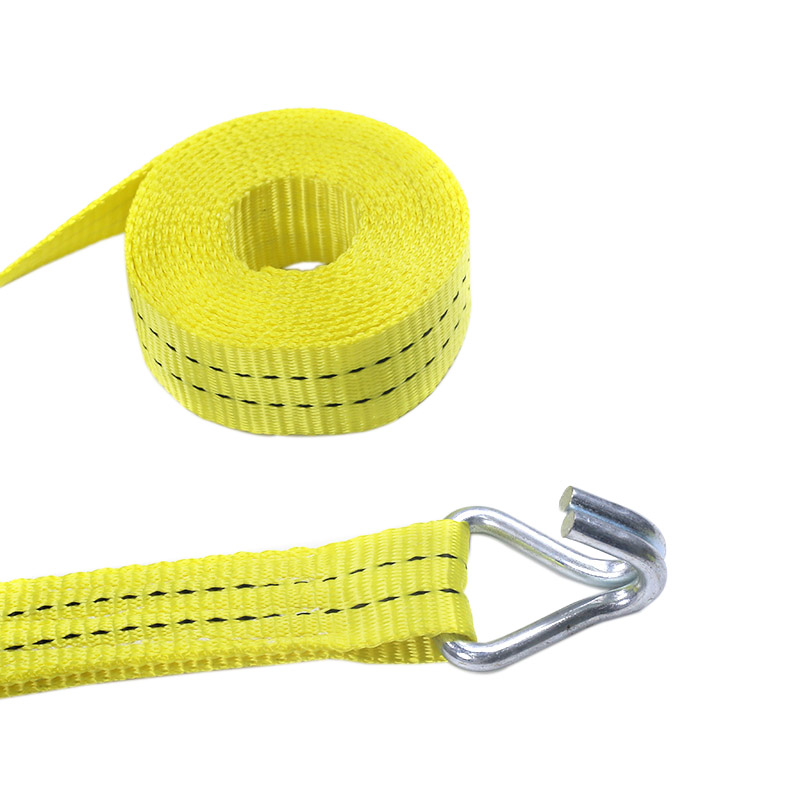 35 mm 2t gummibelagt håndtak skrallestropper for lasttransport