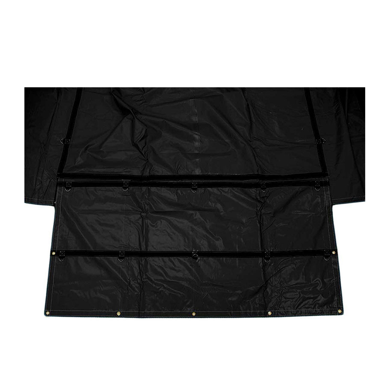 Høyytelses dekkmaterialet spesifikt Heavy Duty Lumber Black Tarp