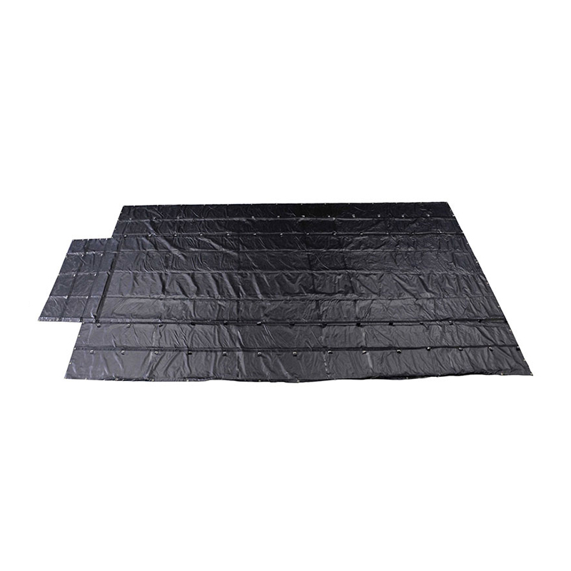 Høyytelses dekkmaterialet spesifikt Heavy Duty Lumber Black Tarp