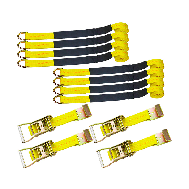 Hjulstroppene med flat krok D-ring