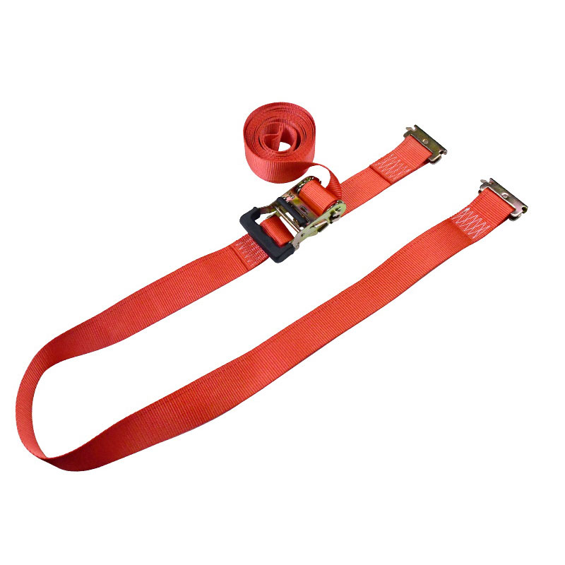 Den 2'' X 12' røde fingeravtrykksratchet E-Track Tie-Down Ratchet-stroppen