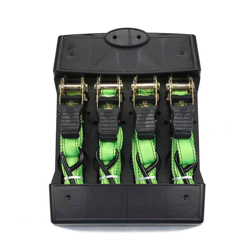 4PC 1-TOMMERS gummibelagte skrallestropper