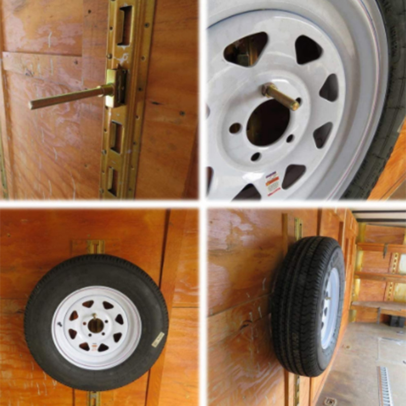 E-Track reservedekkfeste for bolthenger