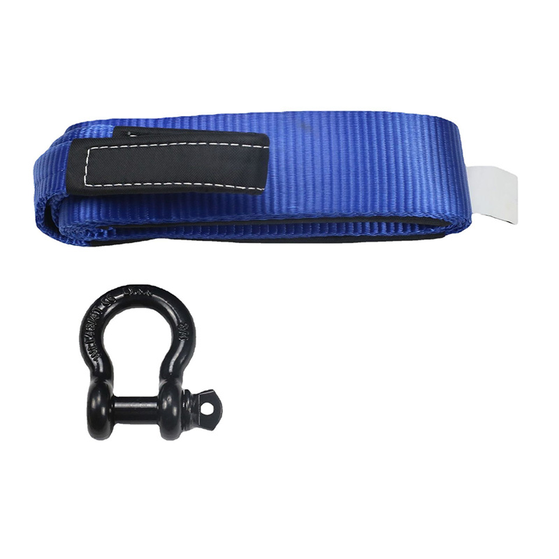 Slepebåndene D Shackle Blue