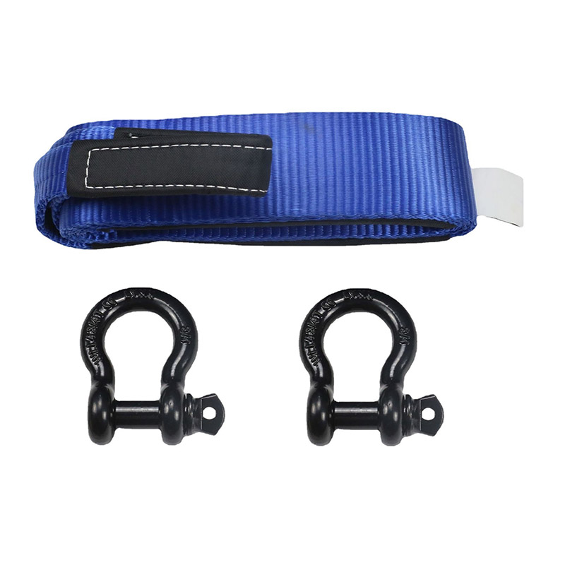 Slepebåndene D Shackle Blue